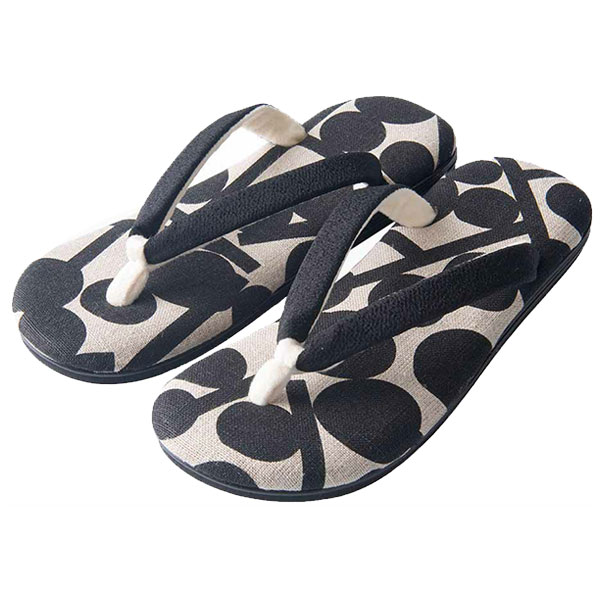 雪駄 木の実模様 【レディース】｜R1935