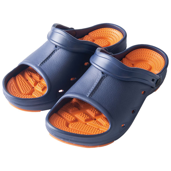 リフレクソロジーサンダル 天空|ネイビーオレンジ