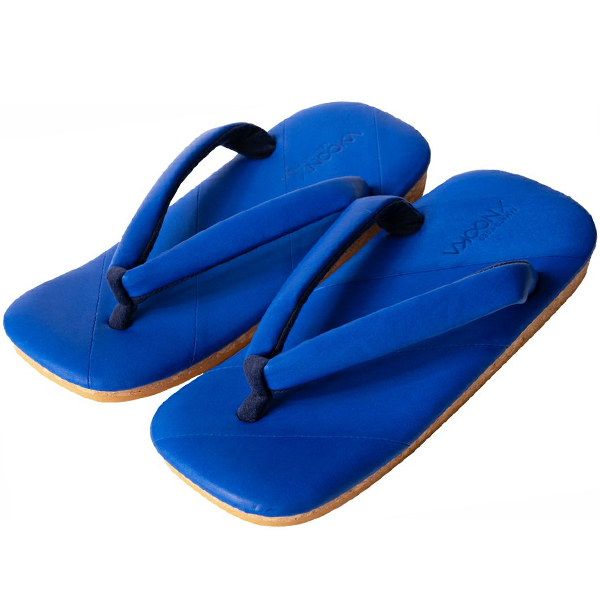 雪駄 YAMATOKOBO × NOOKA【KOBE LEATHER】|YKN-02|ブルー