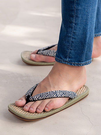 雪駄 青海波柄 【メンズ】|H726